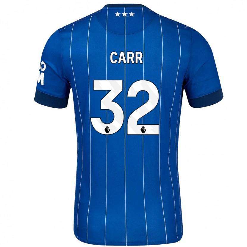 Danxen Hombre Camiseta Ryan Carr #32 Azul Marino 1ª Equipación 2024/25 La Camisa