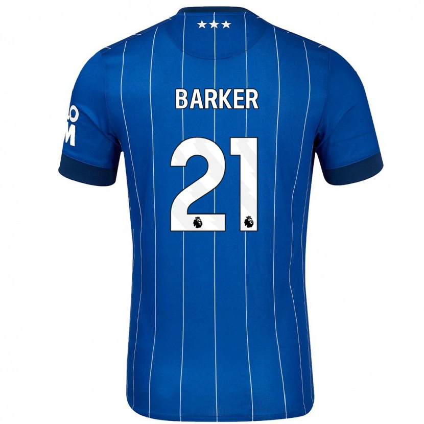 Danxen Hombre Camiseta Maisy Barker #21 Azul Marino 1ª Equipación 2024/25 La Camisa