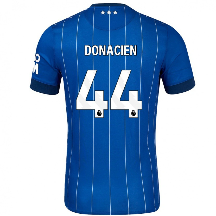 Danxen Hombre Camiseta Janoi Donacien #44 Azul Marino 1ª Equipación 2024/25 La Camisa