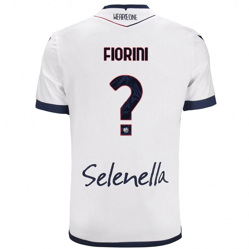 Danxen Hombre Camiseta Mattia Fiorini #0 Blanco Azul Real 2ª Equipación 2024/25 La Camisa