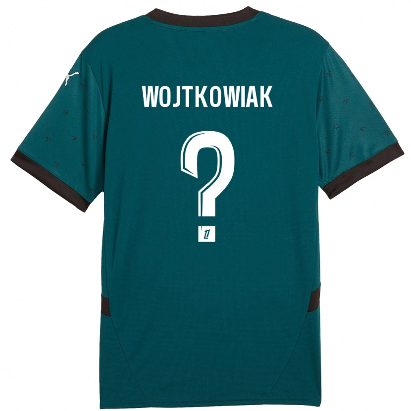 Danxen Hombre Camiseta Valentin Wojtkowiak #0 Verde Oscuro 2ª Equipación 2024/25 La Camisa