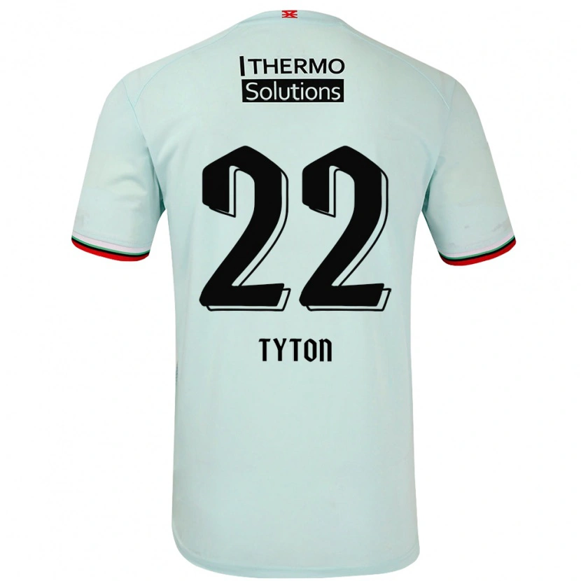 Danxen Hombre Camiseta Przemyslaw Tyton #22 Verde Claro 2ª Equipación 2024/25 La Camisa