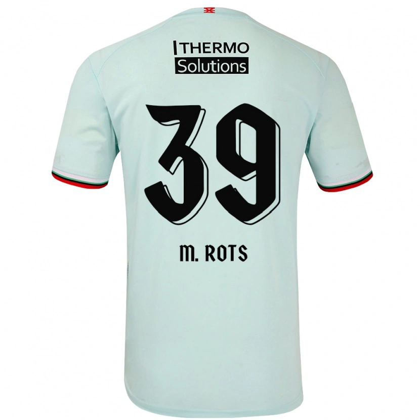 Danxen Hombre Camiseta Mats Rots #39 Verde Claro 2ª Equipación 2024/25 La Camisa