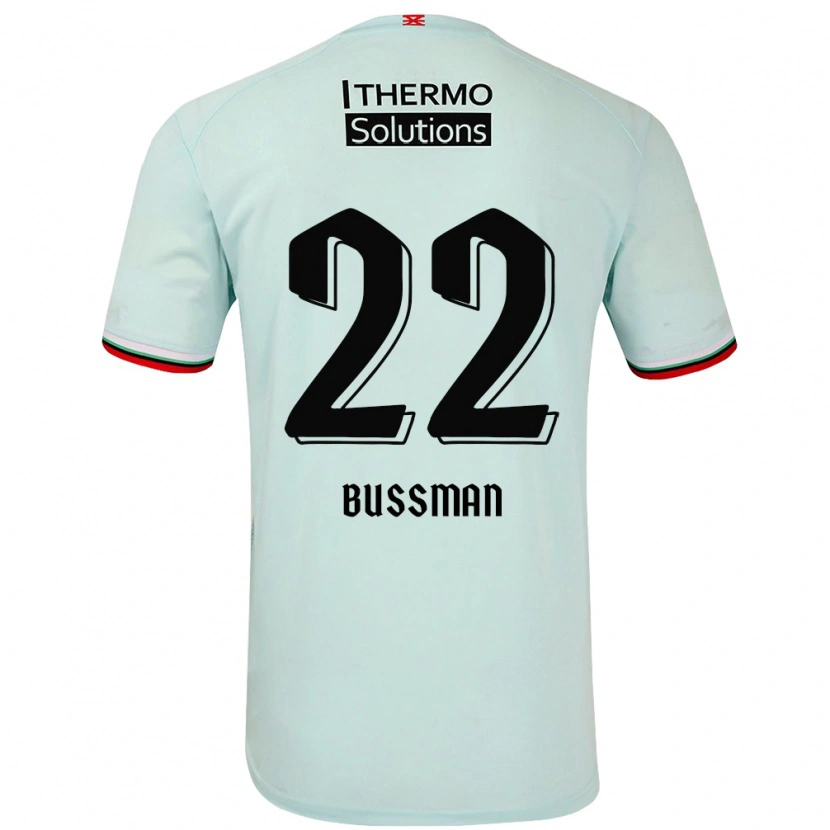 Danxen Hombre Camiseta Fiene Bussman #22 Verde Claro 2ª Equipación 2024/25 La Camisa