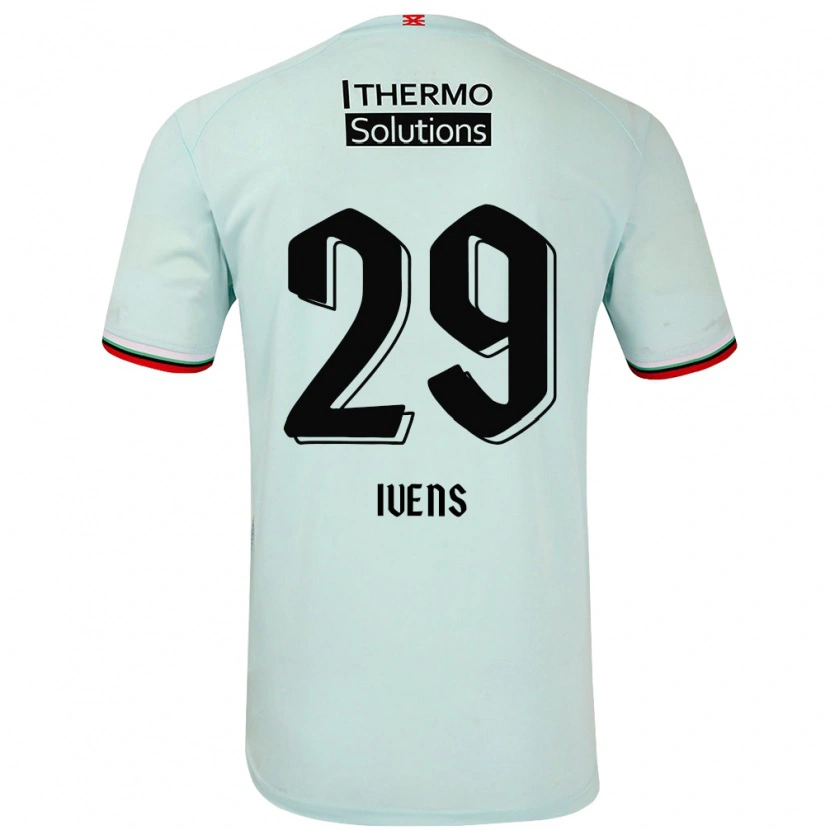 Danxen Hombre Camiseta Rose Ivens #29 Verde Claro 2ª Equipación 2024/25 La Camisa