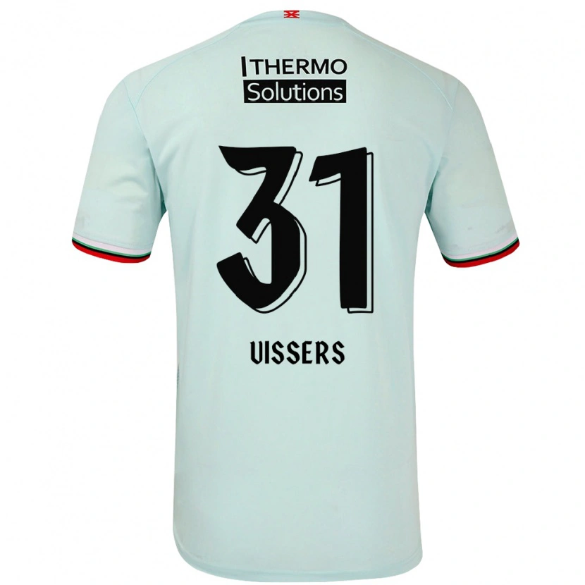 Danxen Hombre Camiseta Kiki Vissers #31 Verde Claro 2ª Equipación 2024/25 La Camisa