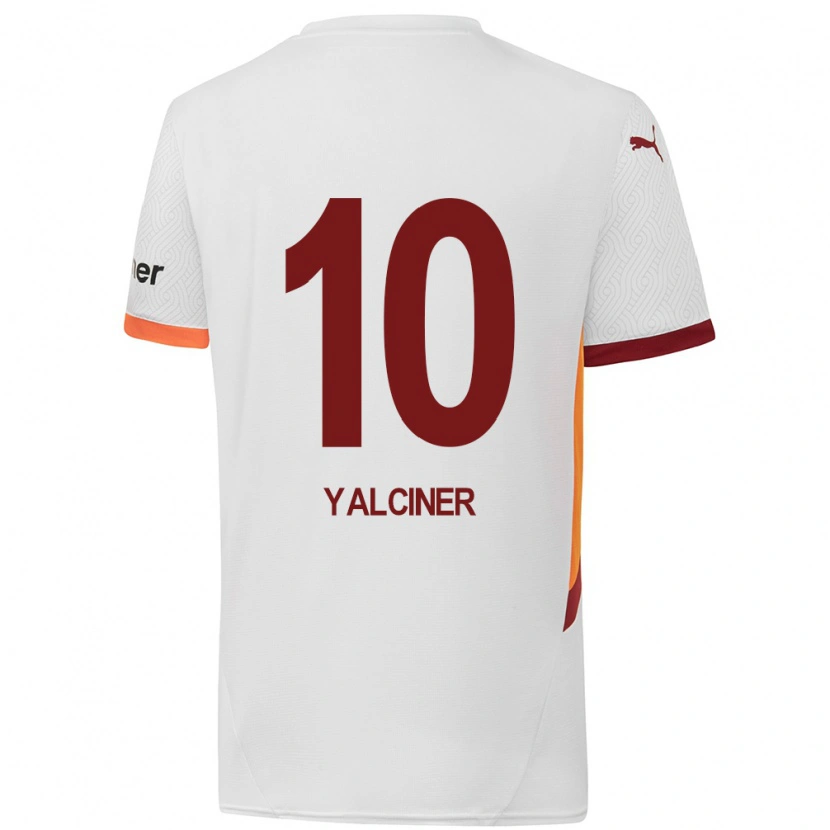 Danxen Hombre Camiseta İsmigül Yalçıner #10 Blanco Amarillo Rojo 2ª Equipación 2024/25 La Camisa