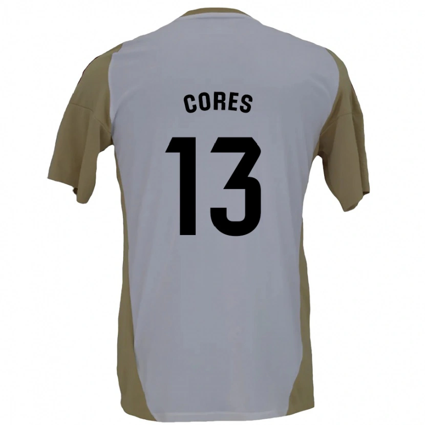 Danxen Hombre Camiseta Christian Cores #13 Marrón Blanco 2ª Equipación 2024/25 La Camisa