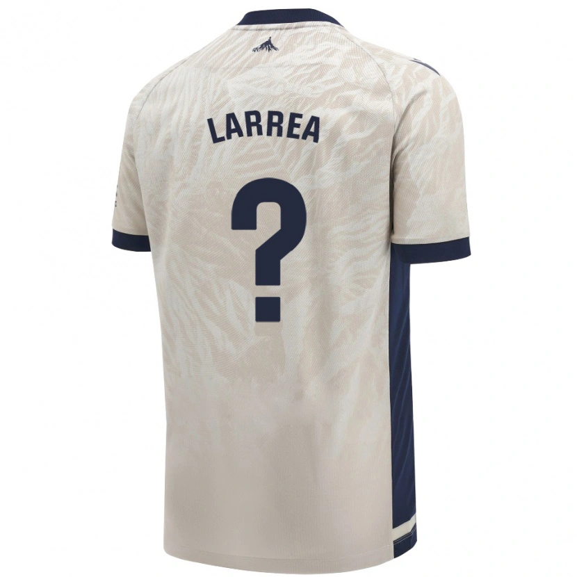 Danxen Hombre Camiseta Unai Larrea #0 Gris Claro 2ª Equipación 2024/25 La Camisa