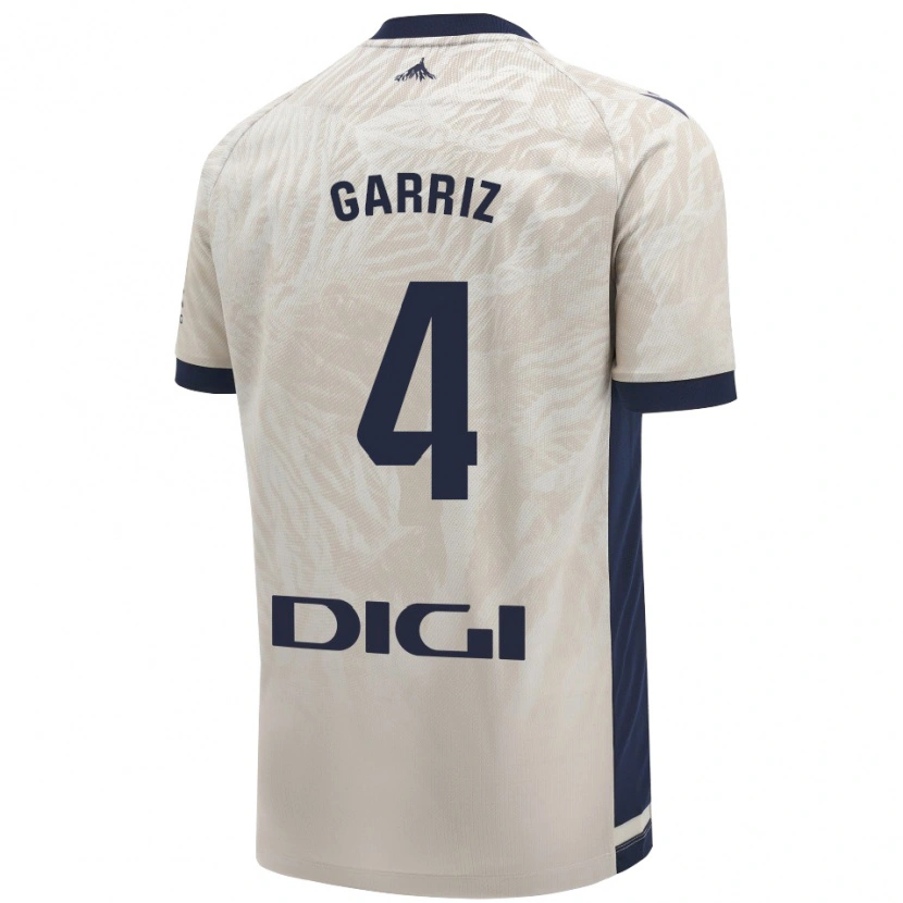 Danxen Hombre Camiseta Ibaider Garriz #4 Gris Claro 2ª Equipación 2024/25 La Camisa