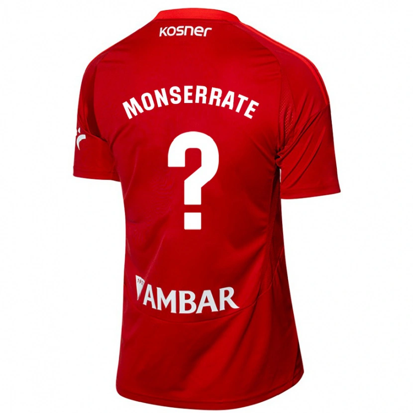 Danxen Hombre Camiseta Jano Monserrate #0 Blanco Azul 2ª Equipación 2024/25 La Camisa