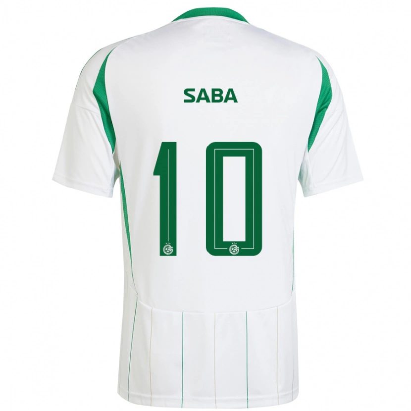 Danxen Hombre Camiseta Dia Saba #10 Blanco Verde 2ª Equipación 2024/25 La Camisa