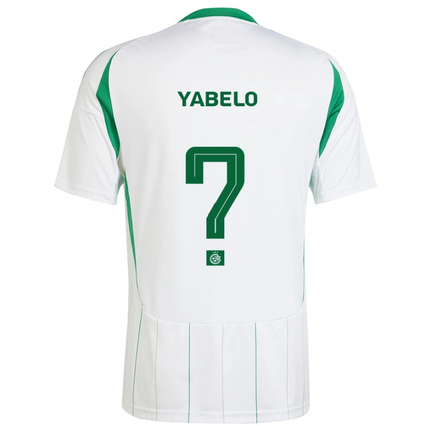 Danxen Hombre Camiseta Getachew Yabelo #0 Blanco Verde 2ª Equipación 2024/25 La Camisa