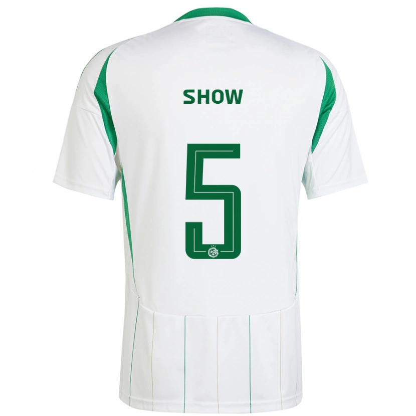 Danxen Hombre Camiseta Show #5 Blanco Verde 2ª Equipación 2024/25 La Camisa