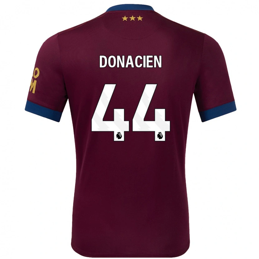 Danxen Hombre Camiseta Janoi Donacien #44 Marrón 2ª Equipación 2024/25 La Camisa