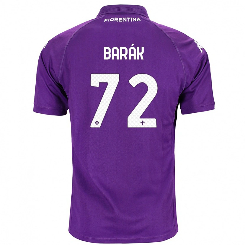 Danxen Mujer Camiseta Antonín Barák #72 Morado 1ª Equipación 2024/25 La Camisa