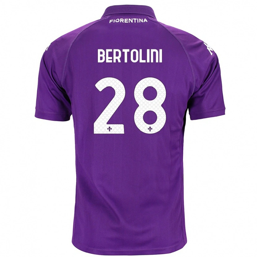 Danxen Mujer Camiseta Gabriele Bertolini #28 Morado 1ª Equipación 2024/25 La Camisa