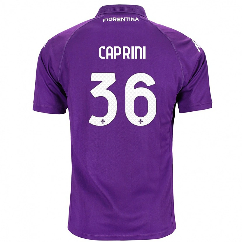 Danxen Mujer Camiseta Maat Daniel Caprini #36 Morado 1ª Equipación 2024/25 La Camisa