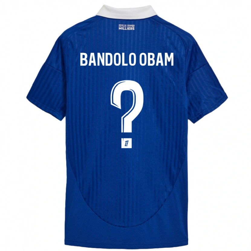 Danxen Mujer Camiseta Randy Bandolo Obam #0 Azul Blanco 1ª Equipación 2024/25 La Camisa