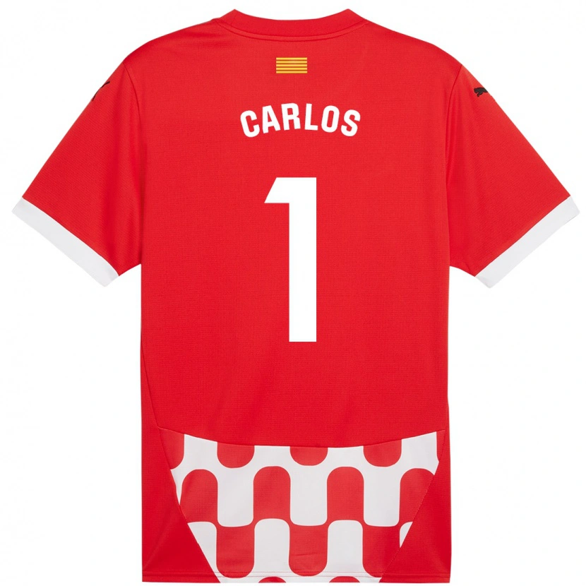 Danxen Mujer Camiseta Juan Carlos #1 Rojo Blanco 1ª Equipación 2024/25 La Camisa