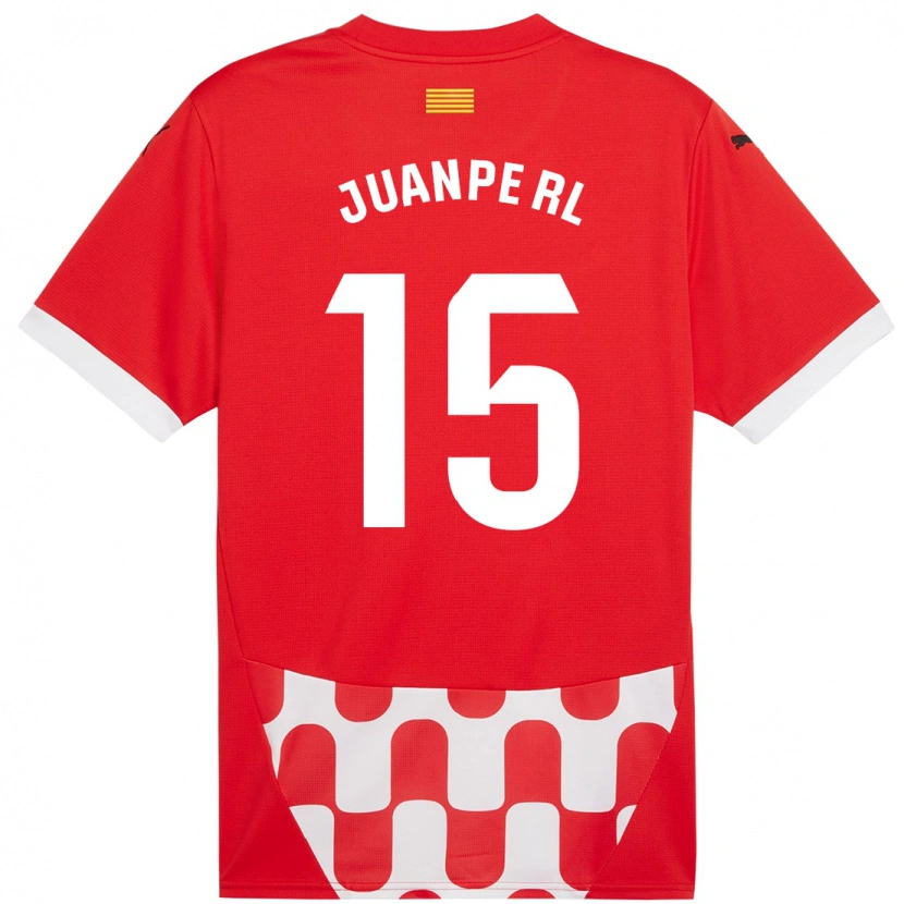 Danxen Mujer Camiseta Juanpe #15 Rojo Blanco 1ª Equipación 2024/25 La Camisa