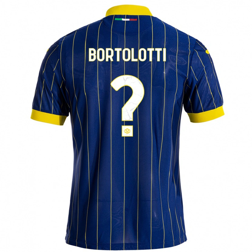 Danxen Mujer Camiseta Marco Bortolotti #0 Azul Amarillo 1ª Equipación 2024/25 La Camisa