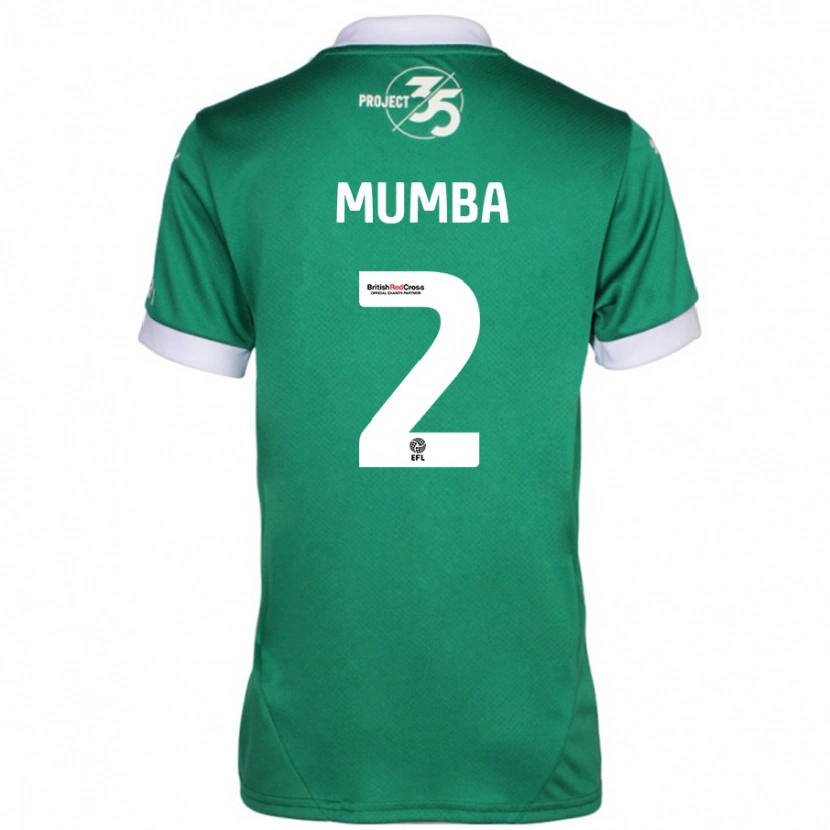 Danxen Mujer Camiseta Bali Mumba #2 Verde Blanco 1ª Equipación 2024/25 La Camisa