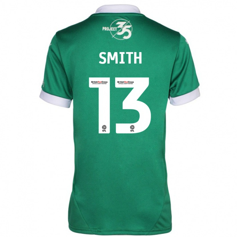 Danxen Mujer Camiseta Grace Smith #13 Verde Blanco 1ª Equipación 2024/25 La Camisa