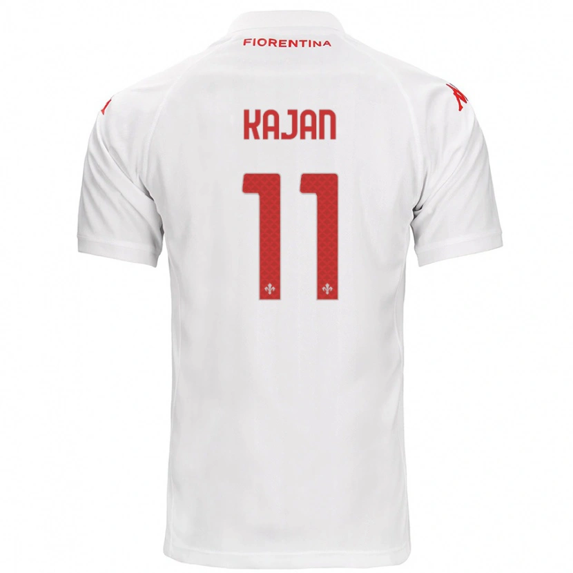 Danxen Mujer Camiseta Zsanett Kaján #11 Blanco 2ª Equipación 2024/25 La Camisa