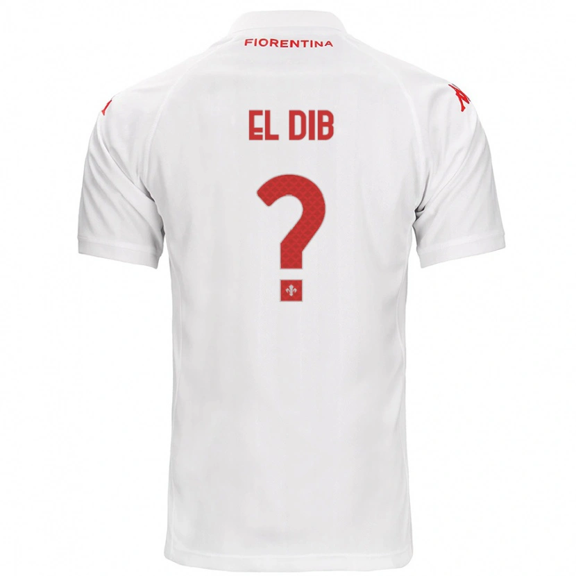 Danxen Mujer Camiseta Karim El Dib #0 Blanco 2ª Equipación 2024/25 La Camisa