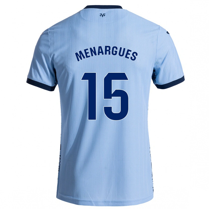 Danxen Mujer Camiseta Joseda Menargues #15 Azul Cielo 2ª Equipación 2024/25 La Camisa