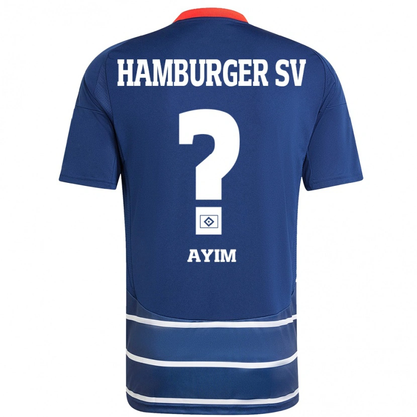 Danxen Mujer Camiseta Andi Ayim #0 Azul Oscuro 2ª Equipación 2024/25 La Camisa