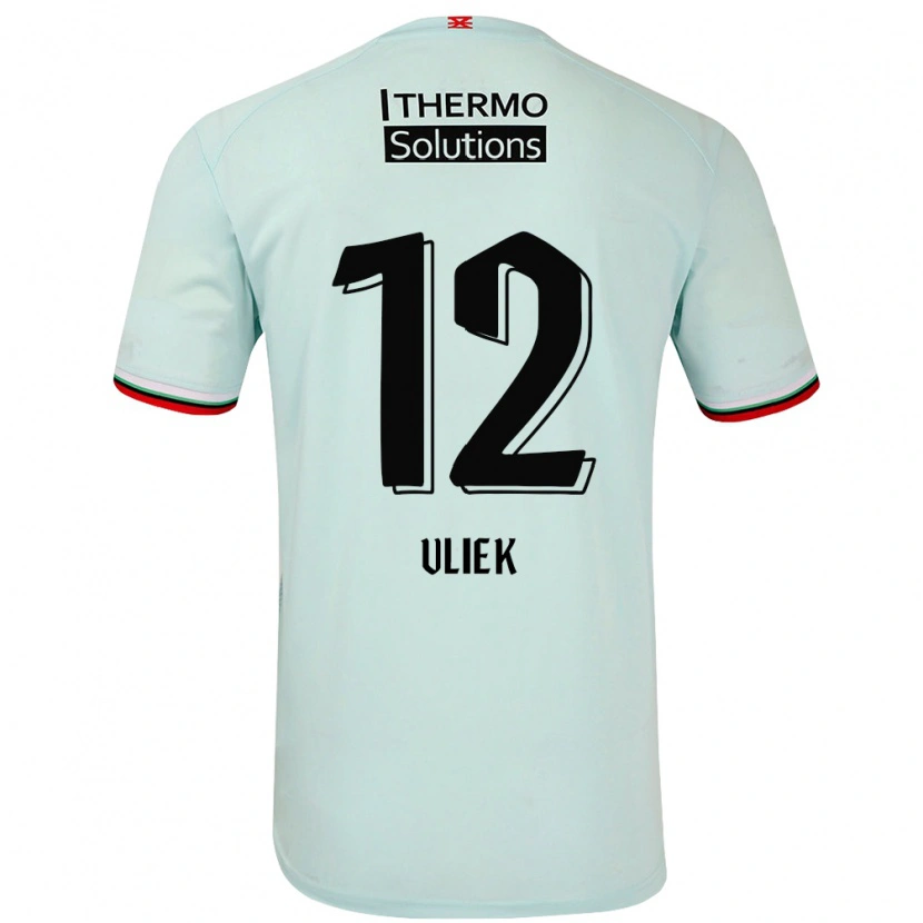 Danxen Mujer Camiseta Leonie Vliek #12 Verde Claro 2ª Equipación 2024/25 La Camisa