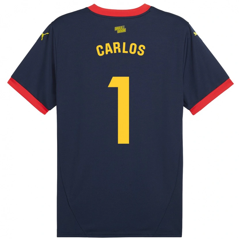 Danxen Mujer Camiseta Juan Carlos #1 Azul Marino Rojo 2ª Equipación 2024/25 La Camisa