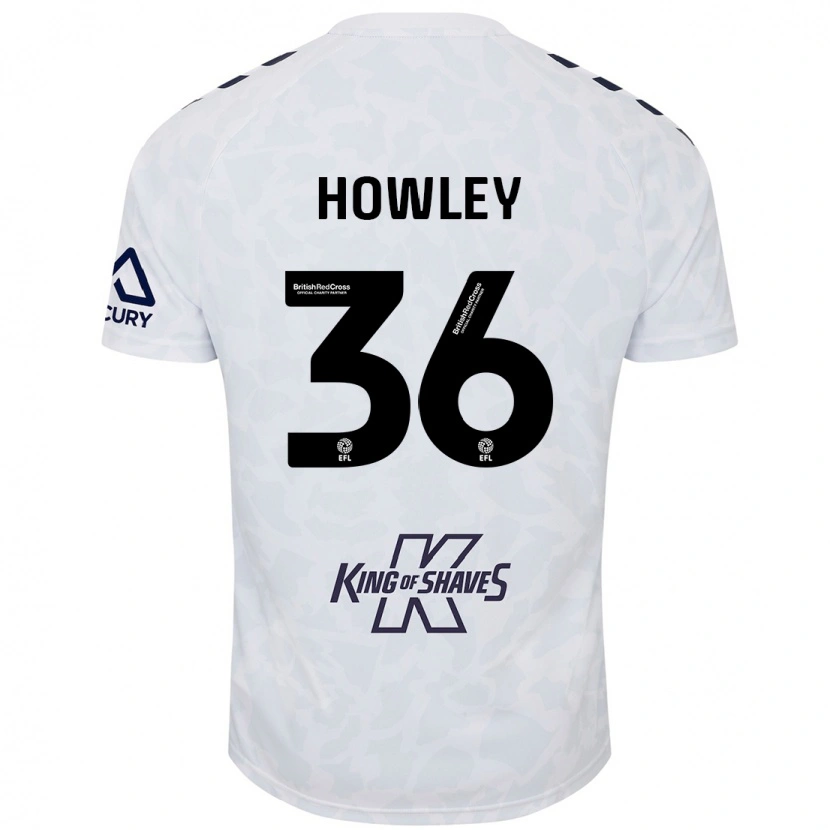 Danxen Mujer Camiseta Ryan Howley #36 Blanco 2ª Equipación 2024/25 La Camisa