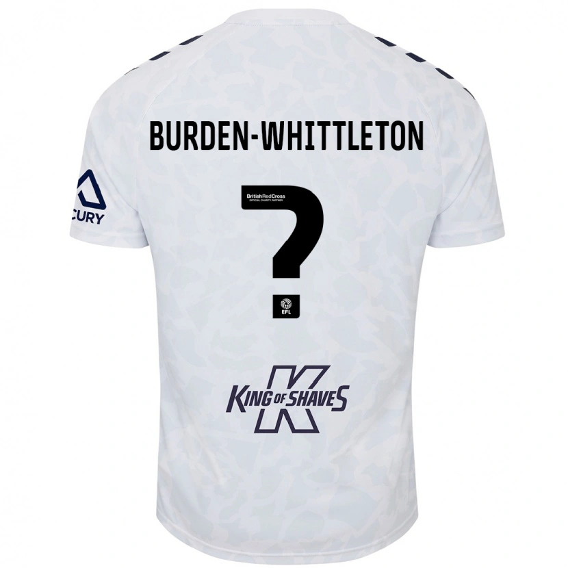 Danxen Mujer Camiseta Charlie Burden-Whittleton #0 Blanco 2ª Equipación 2024/25 La Camisa