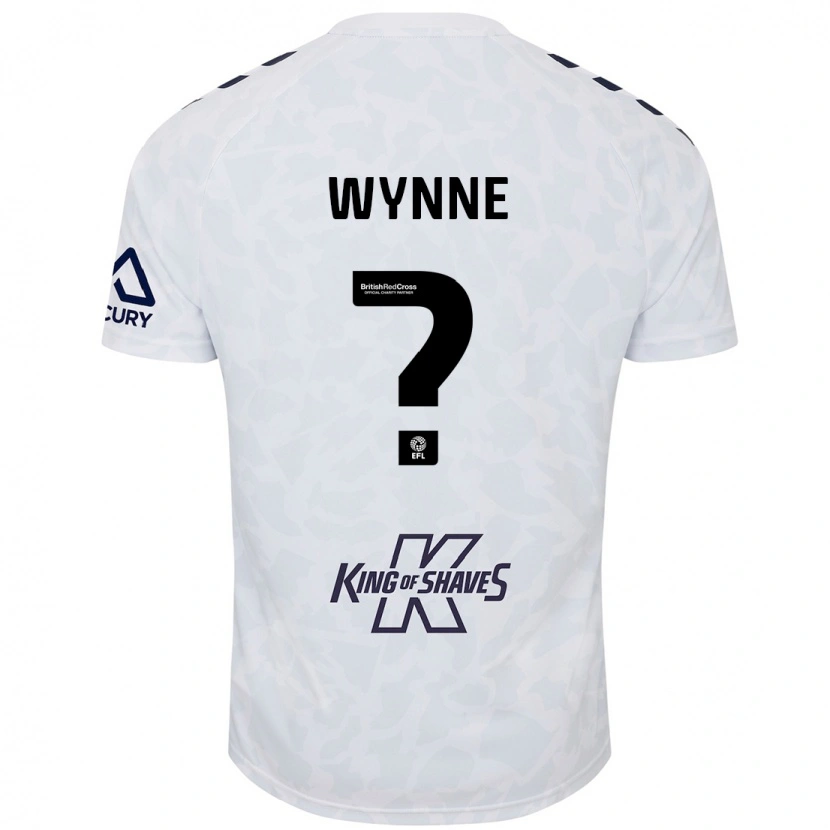 Danxen Mujer Camiseta Joe Wynne #0 Blanco 2ª Equipación 2024/25 La Camisa