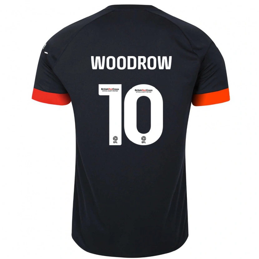 Danxen Mujer Camiseta Cauley Woodrow #10 Negro Naranja 2ª Equipación 2024/25 La Camisa