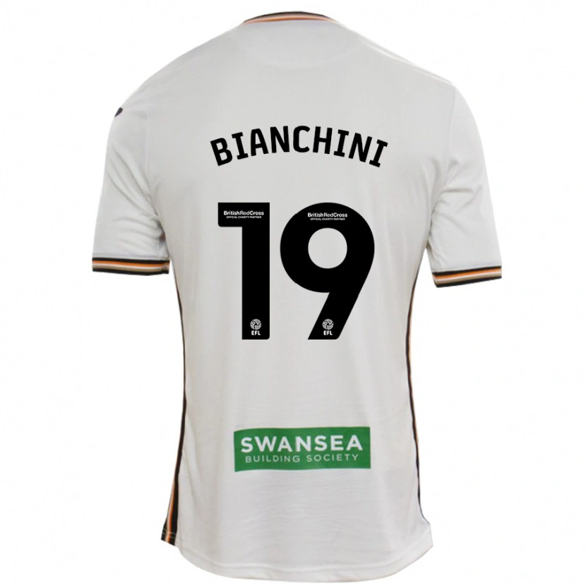 Danxen Niño Camiseta Florian Bianchini #19 Blanco 1ª Equipación 2024/25 La Camisa