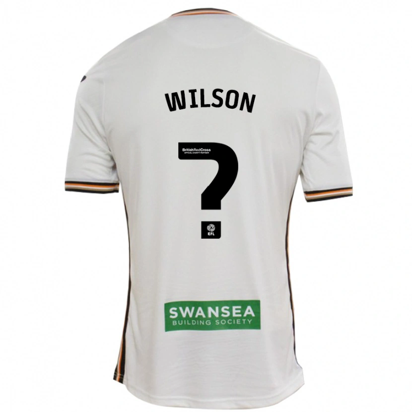 Danxen Niño Camiseta Kyrell Wilson #0 Blanco 1ª Equipación 2024/25 La Camisa