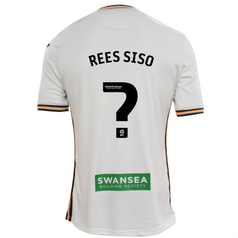 Danxen Niño Camiseta Ramon Rees-Siso #0 Blanco 1ª Equipación 2024/25 La Camisa