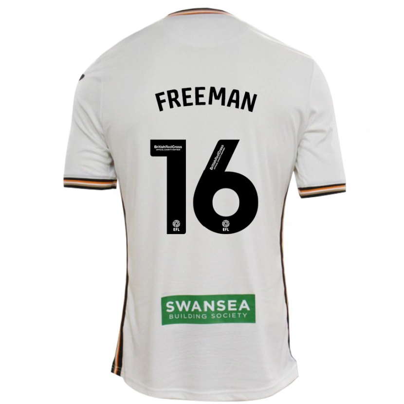 Danxen Niño Camiseta Emily Freeman #16 Blanco 1ª Equipación 2024/25 La Camisa