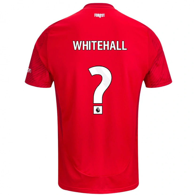 Danxen Niño Camiseta Archie Whitehall #0 Rojo Blanco 1ª Equipación 2024/25 La Camisa