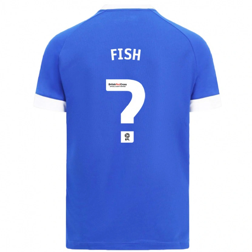 Danxen Niño Camiseta Will Fish #0 Azul Cielo 1ª Equipación 2024/25 La Camisa