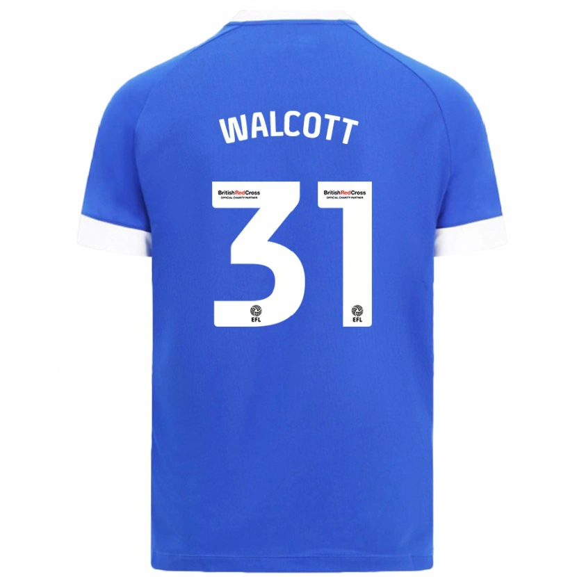 Danxen Niño Camiseta Malachi Fagan-Walcott #31 Azul Cielo 1ª Equipación 2024/25 La Camisa