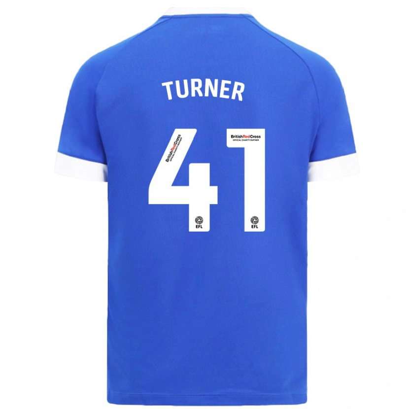 Danxen Niño Camiseta Matthew Turner #41 Azul Cielo 1ª Equipación 2024/25 La Camisa