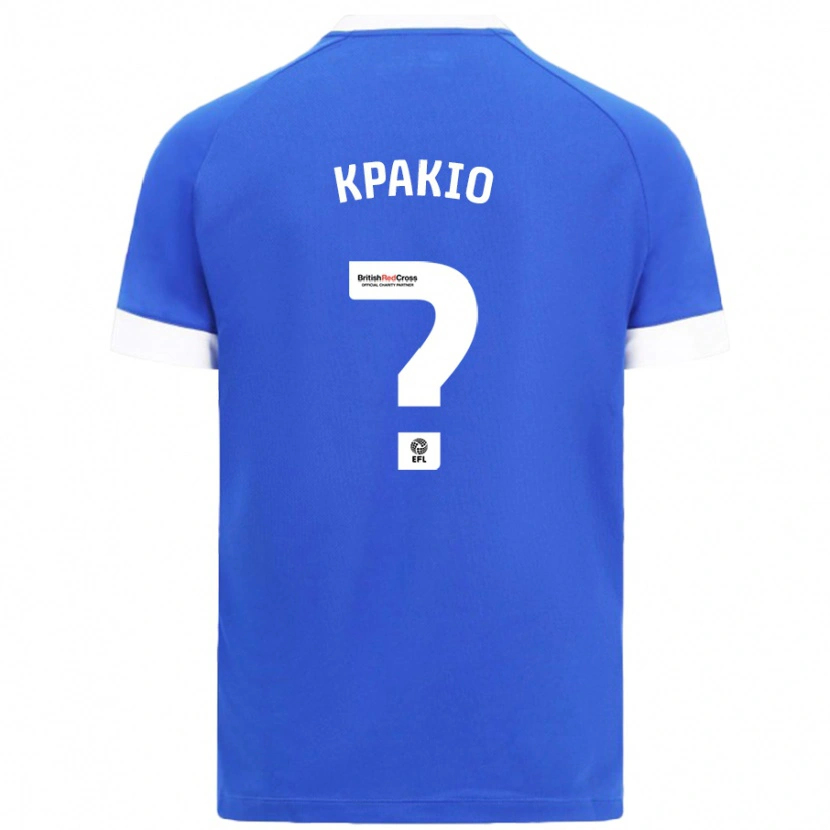 Danxen Niño Camiseta Ronan Kpakio #0 Azul Cielo 1ª Equipación 2024/25 La Camisa