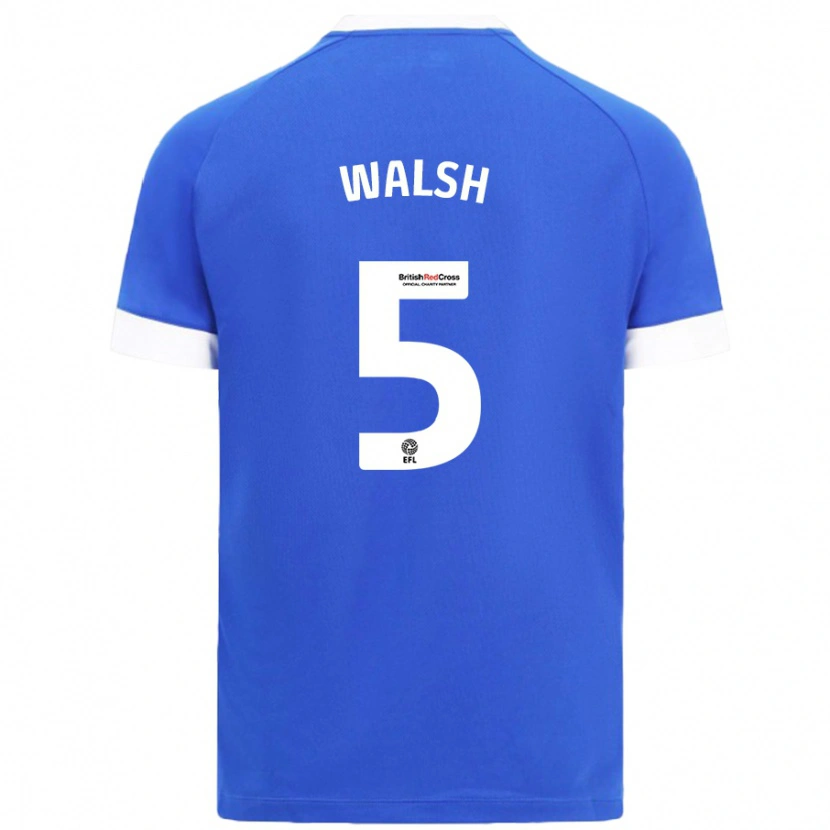 Danxen Niño Camiseta Siobhan Walsh #5 Azul Cielo 1ª Equipación 2024/25 La Camisa