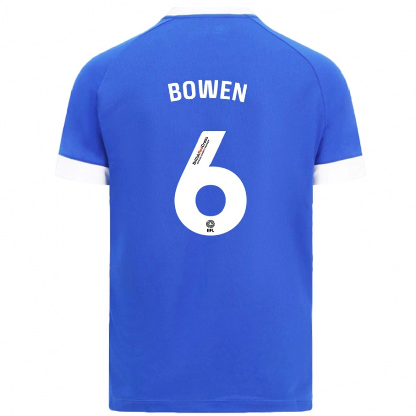 Danxen Niño Camiseta Megan Bowen #6 Azul Cielo 1ª Equipación 2024/25 La Camisa