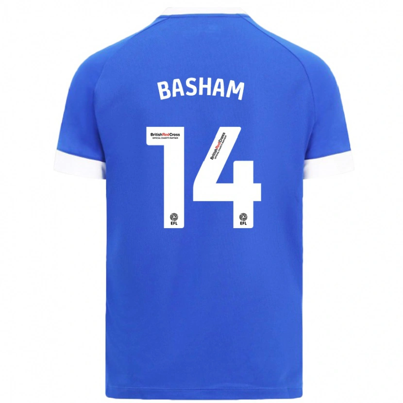 Danxen Niño Camiseta Olivia Basham #14 Azul Cielo 1ª Equipación 2024/25 La Camisa